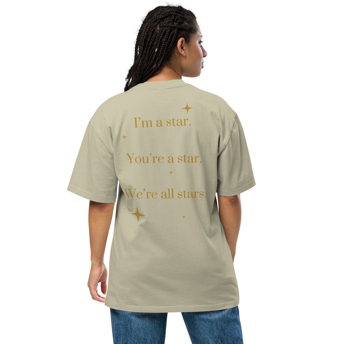 All Stars - Oversized Faded T-shirt